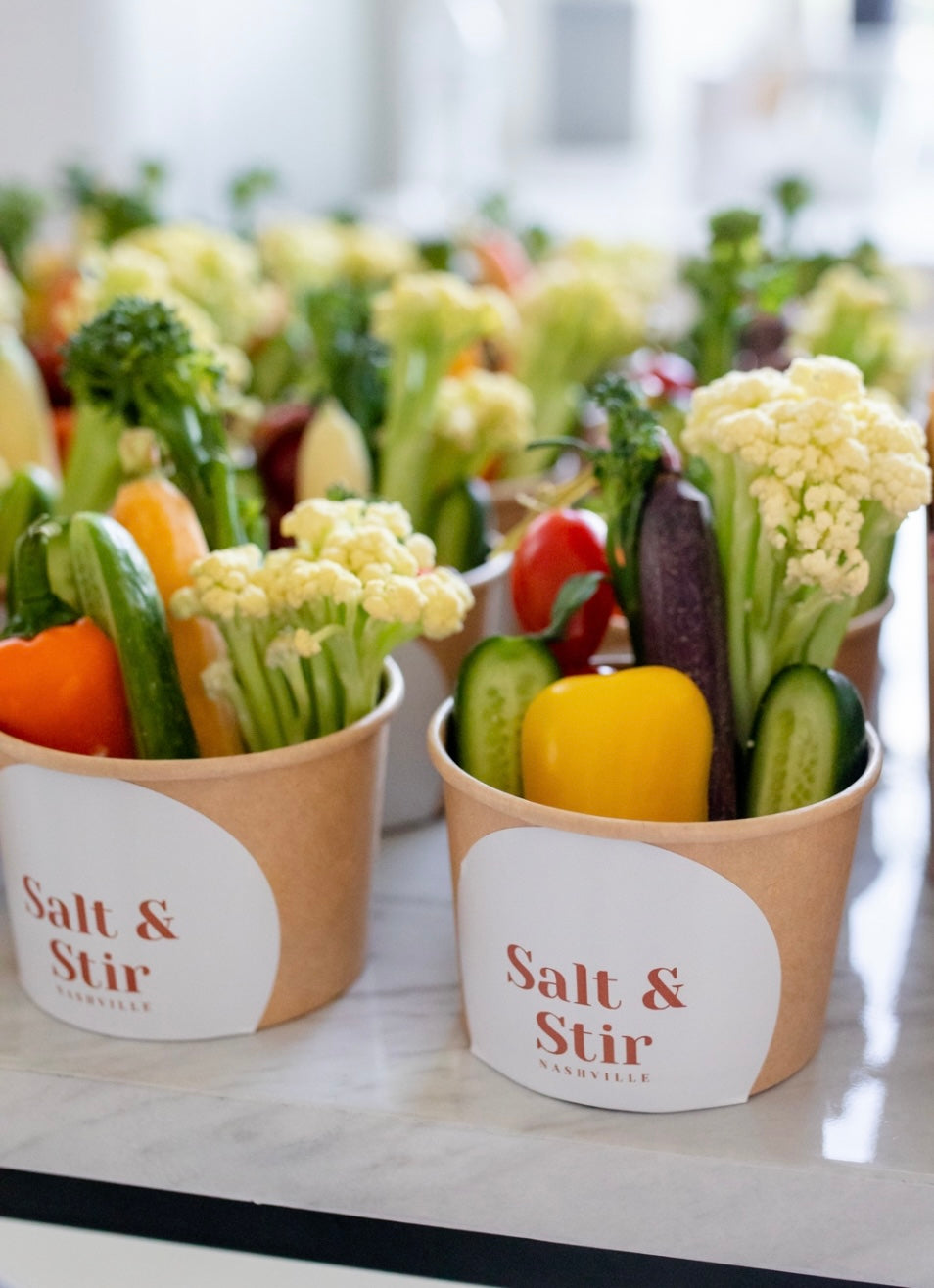 CRUDITÉS CUPS (MINIMUM 10)